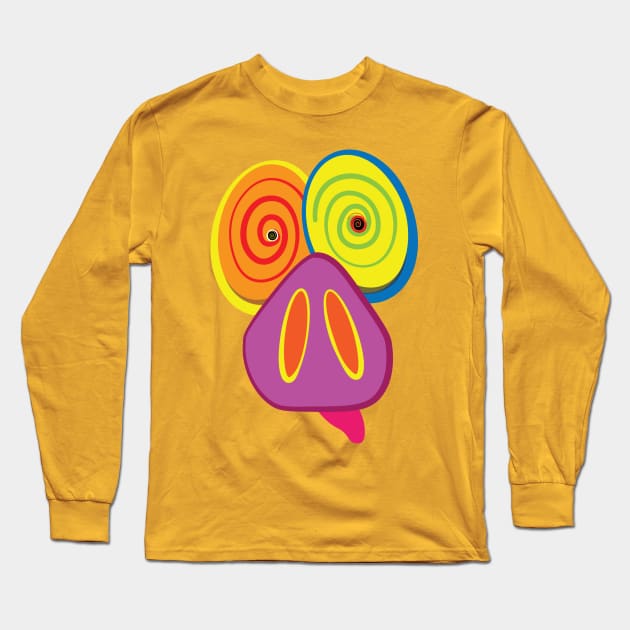 Wild Party Pig Long Sleeve T-Shirt by ByersArtLab